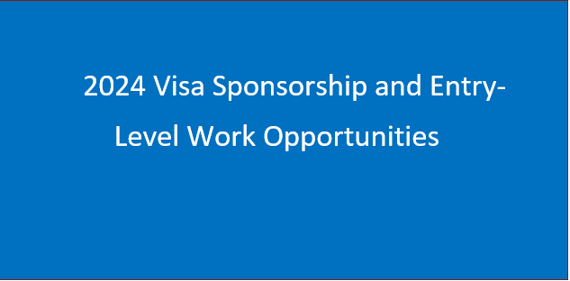 2024 Visa Sponsorship and Entry-Level Work Opportunities in Canada and Australia