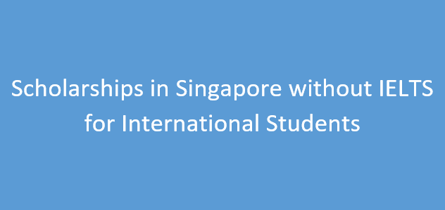 Scholarships in Singapore without IELTS for International Students 2024