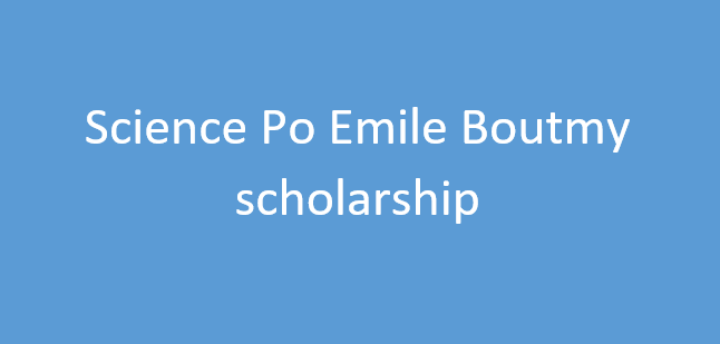 Science Po Emile Boutmy Scholarship for International Students 2024