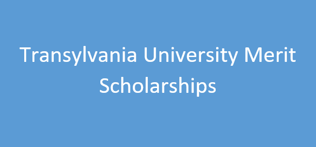 Study In USA: Transylvania University Merit Scholarships 2024