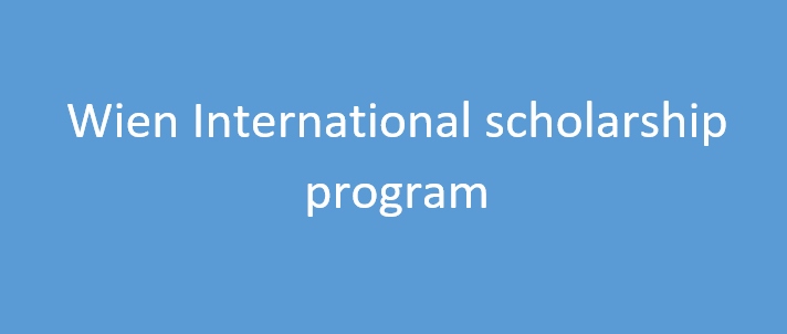 Wien International scholarship program to study in the USA 2024