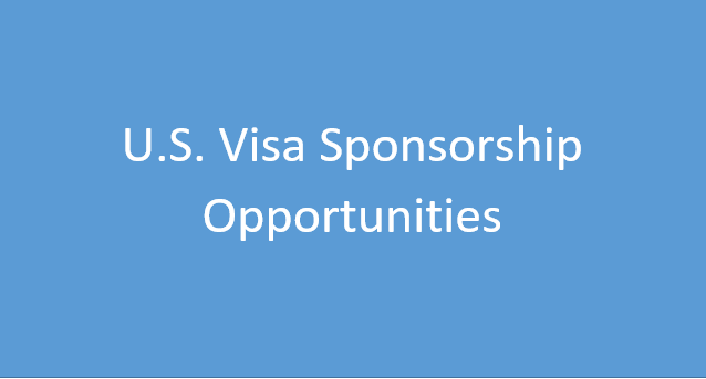 $25,000 U.S. Visa Sponsorship Opportunities in 2024/2025