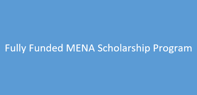 Study in Holland- Fully Funded MENA Scholarship Program 2025