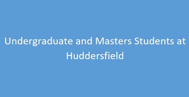 Scholarships for international Undergraduate and Masters Students at Huddersfield